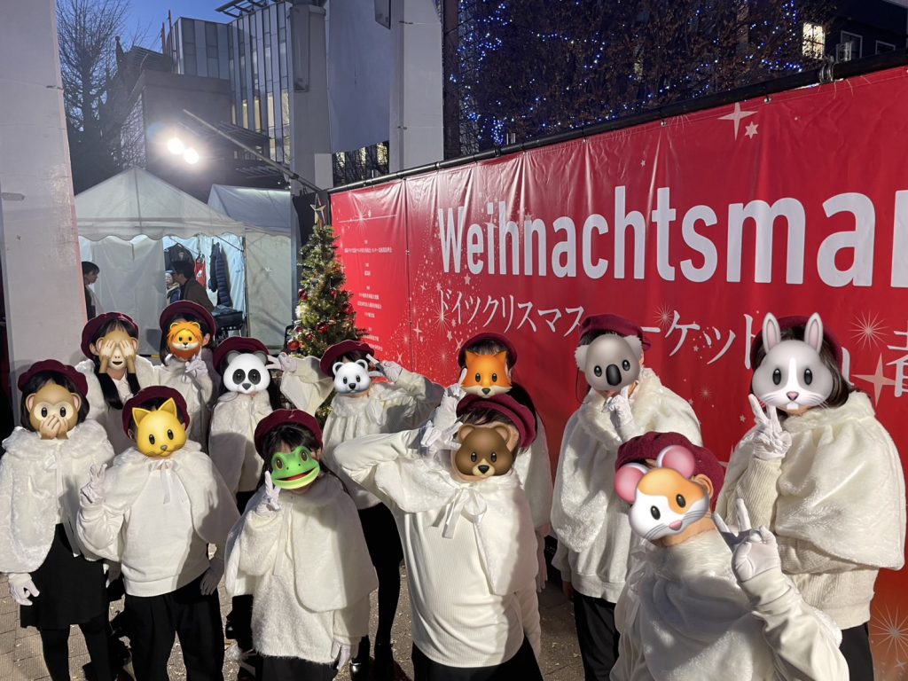 ドイツクリスマスマーケットin都筑2025 演奏後記念写真